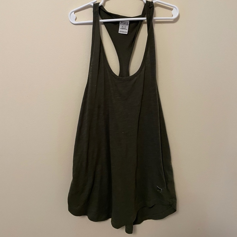 Green tank top